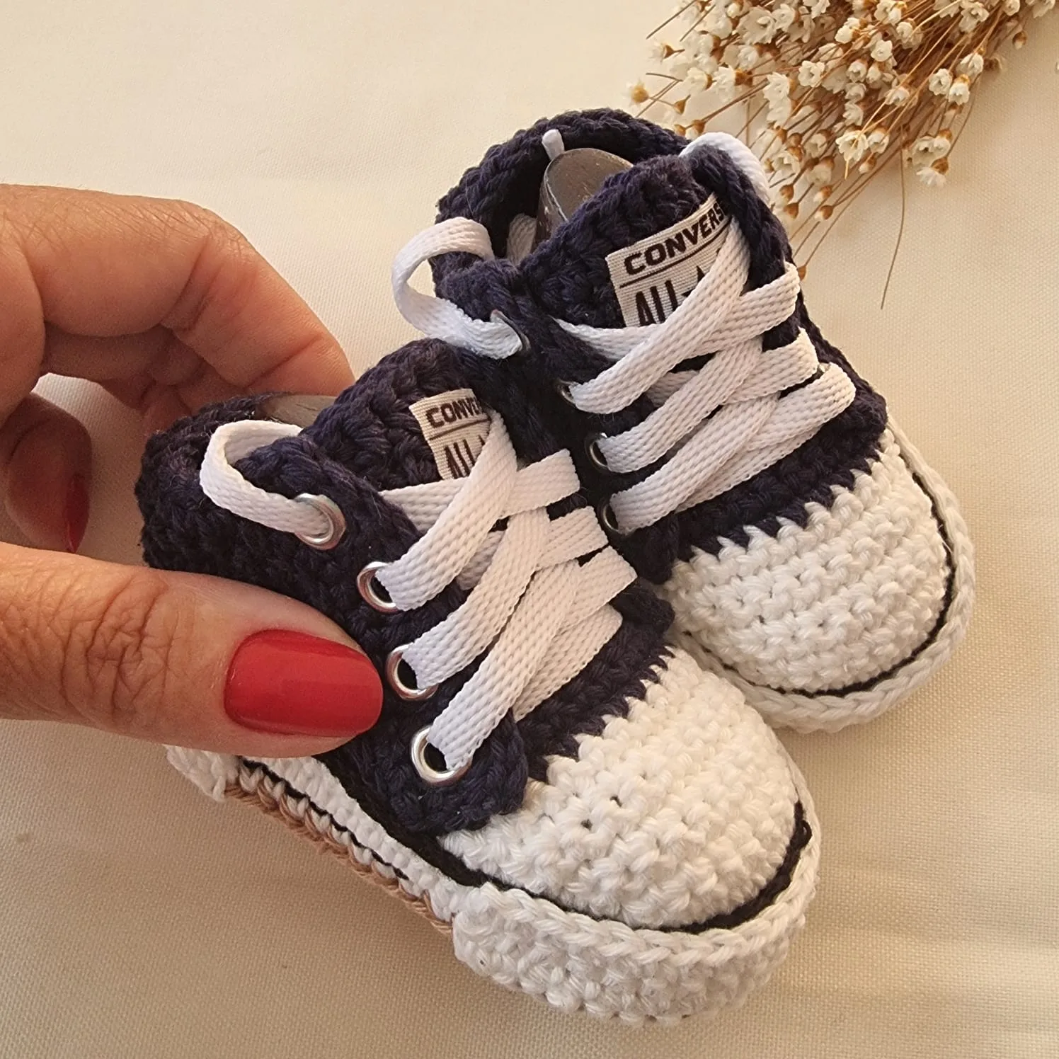 Tênis Crochê Baby Sport Azul Escuro - Imagem 2