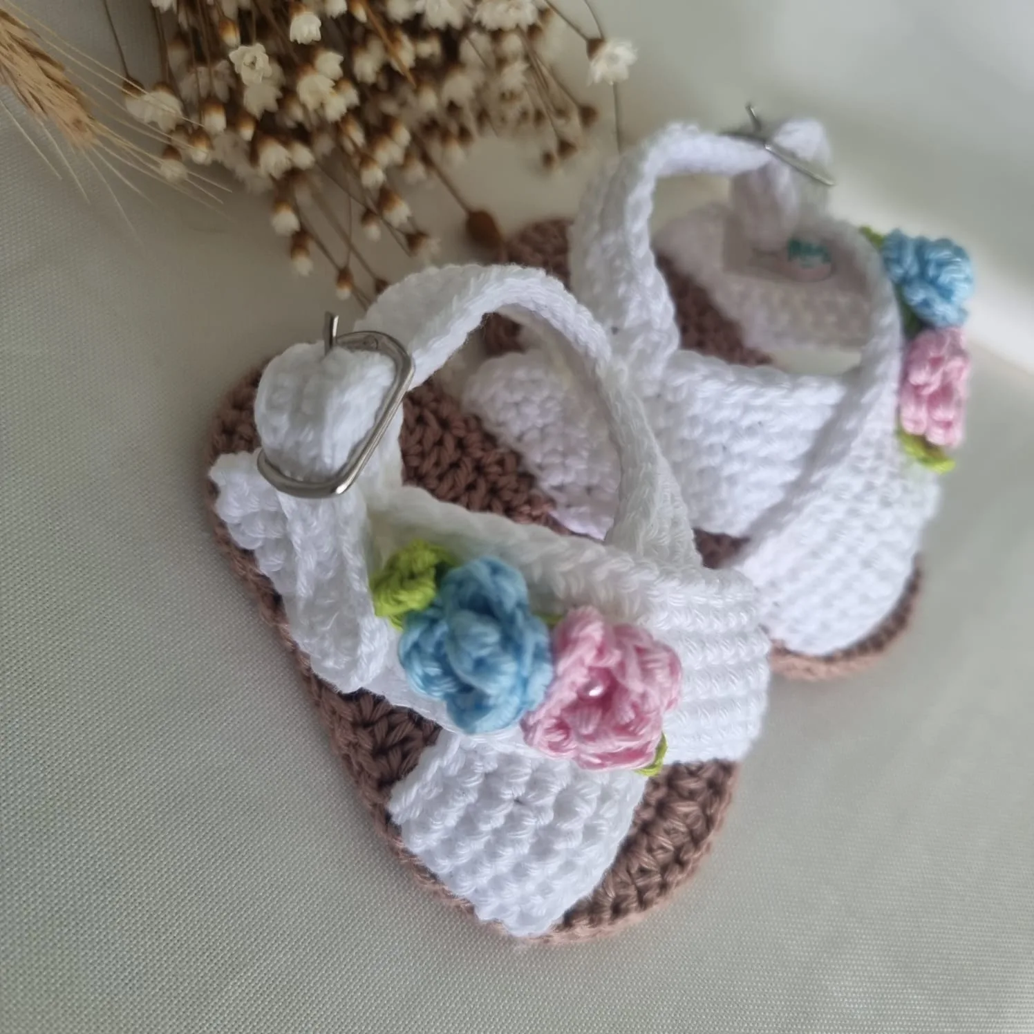 Sandália Flor de Algodão