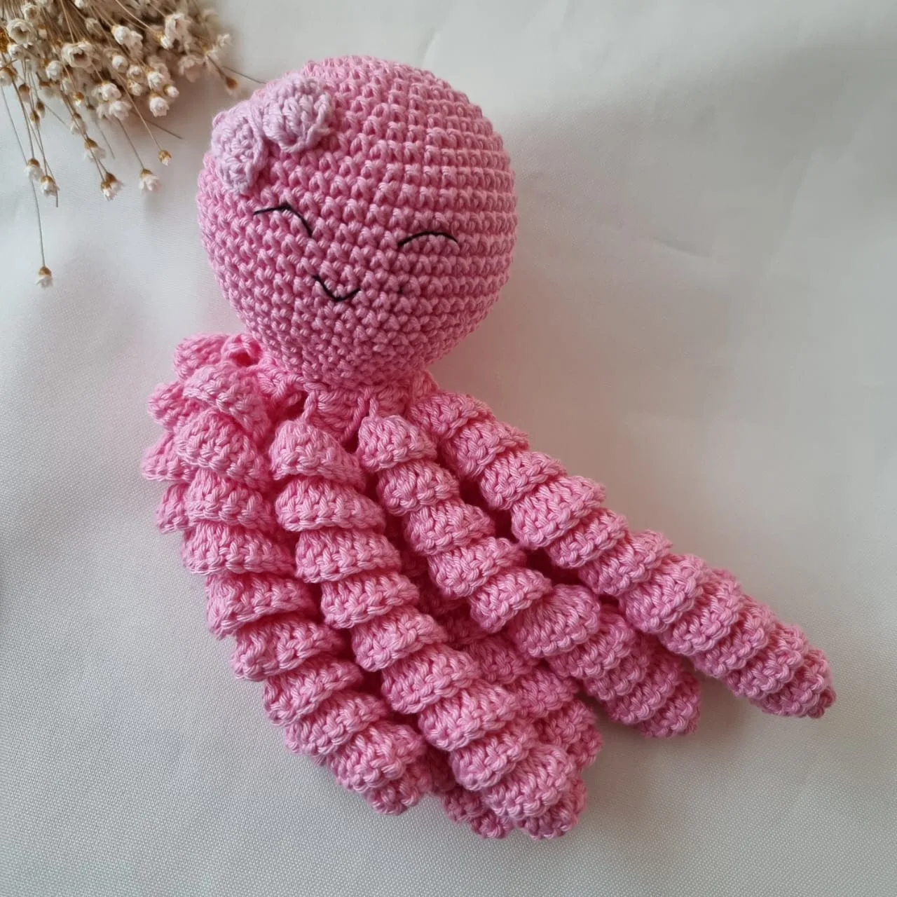 Polvinho de Crochê Prematuro - Rosa - Imagem 2