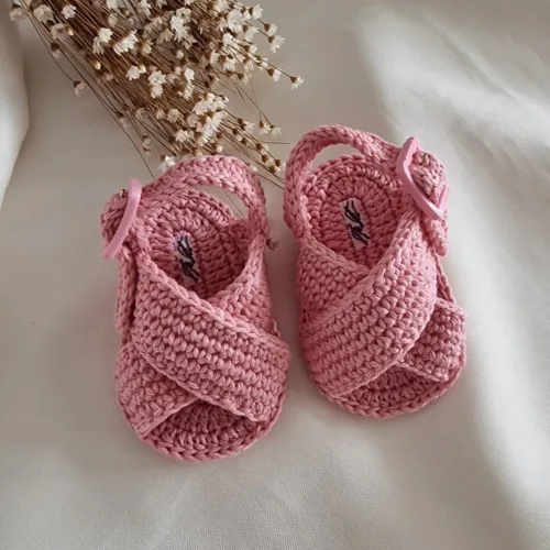 Sandália Baby Rosa Chic