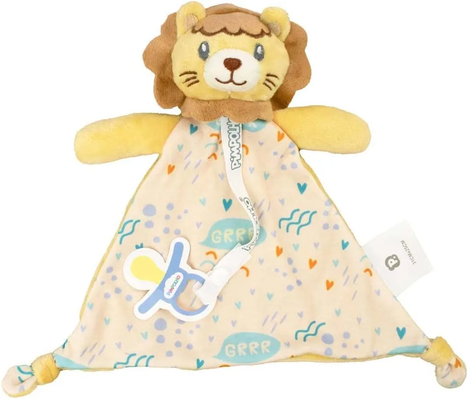 Naninha Pimpolho Leãozinho com Prendedor de Chupeta